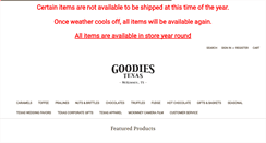 Desktop Screenshot of goodiestexas.com